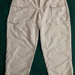 Sportif mens convertible cargo pants size L